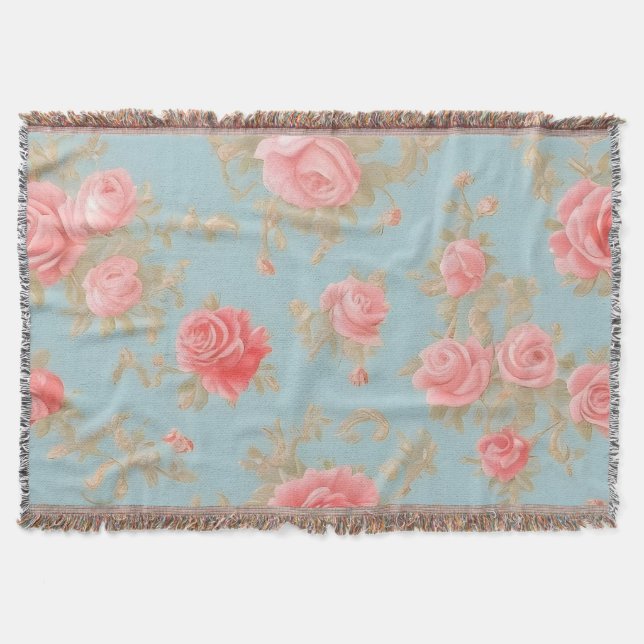 Couverture Roses roses roses Motif Floral (Devant)