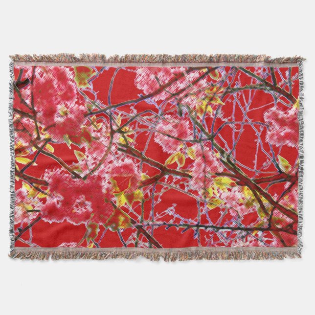 Couverture Rouge rose noir abstrait design (Devant)