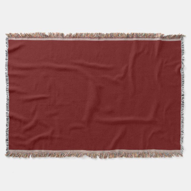 Couverture Rouge sanguin (couleur solide) (Devant)