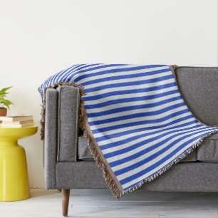 Couverture Royal Blue Combination Stripes par Shirley Taylor
