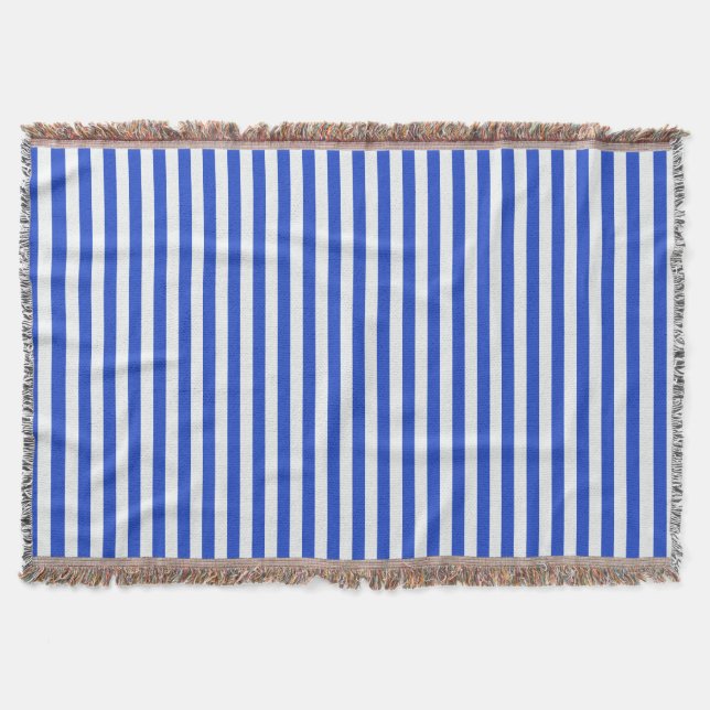 Couverture Royal Blue Combination Stripes par Shirley Taylor (Devant)