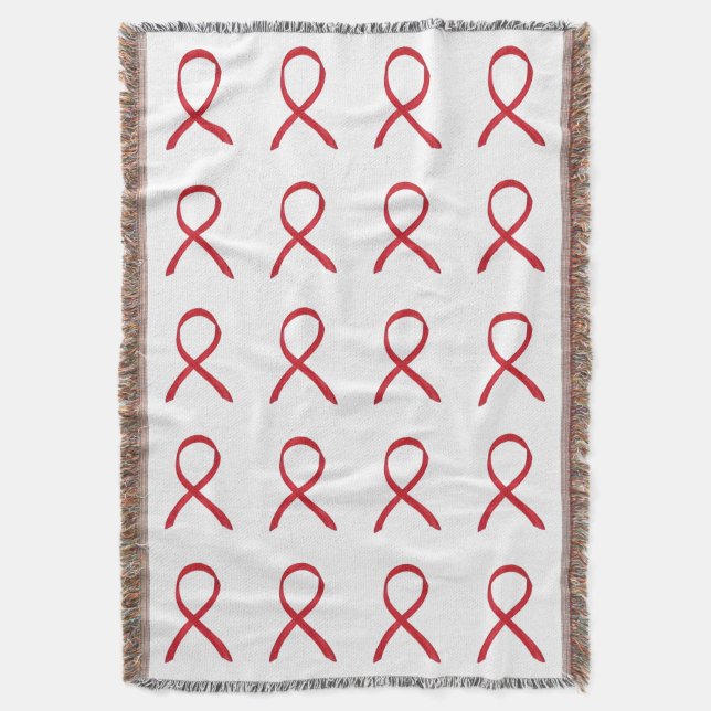 Couverture Ruban de sensibilisation au cancer du sang Art Jet (devant Vertical)