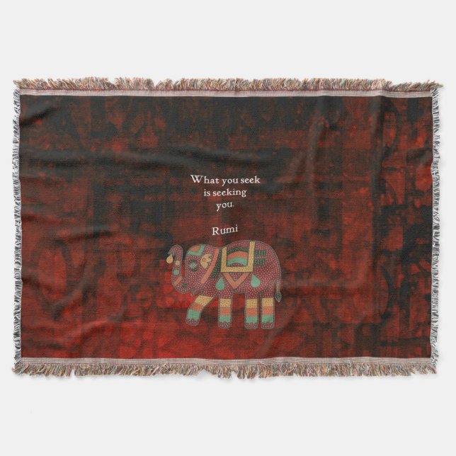 Couverture Rumi Inspirationnel Ce Que Vous Cherchez Citer (Devant)