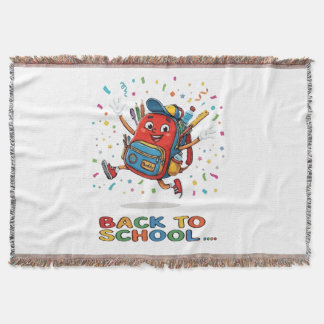 Couverture Sac à dos sautant mignon pour la rentrée scolaire