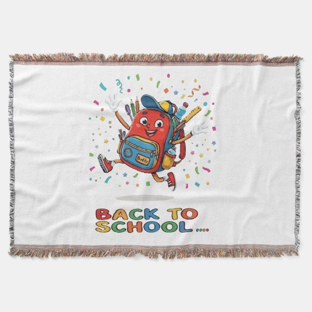 Couverture Sac à dos sautant mignon pour la rentrée scolaire  (Devant)