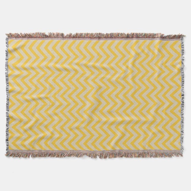 Couverture Saffron Spice Moods Chevrons (Devant)