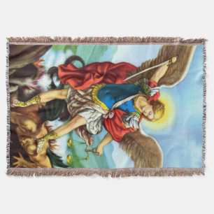 Couverture Saint Michael l'Archange Angel Catholique couvertu