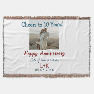 Couverture Salutations à 10 ans heureux anniversaire ajouter 