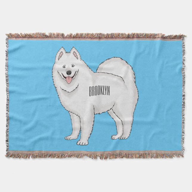 Couverture Samoyed dog cartoon illustration  (Devant)