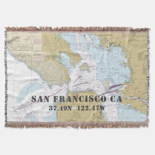 Couverture San Francisco CA Hometown Latitude Longitude (Devant)