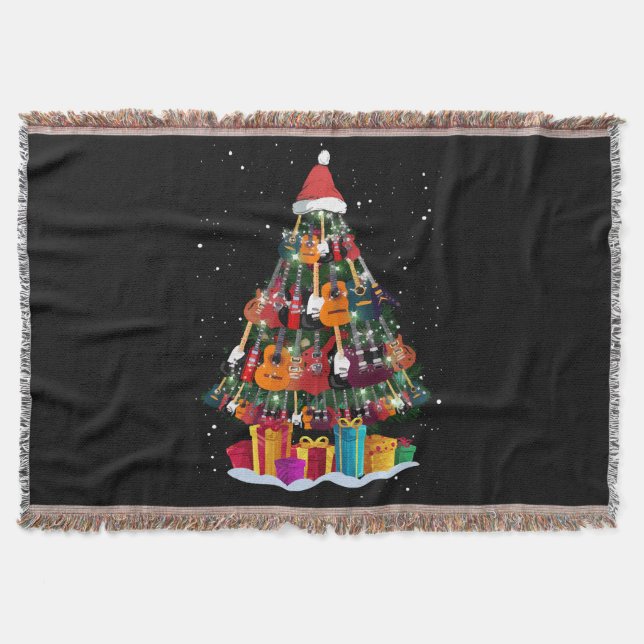 Couverture Sapin de Noël drôle en guitare  (Devant)