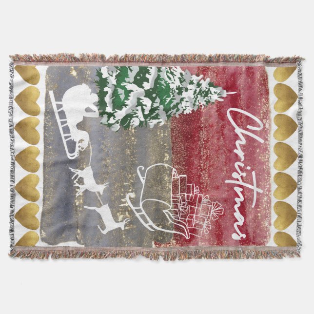 Couverture Sapins de Noël vintage  (Devant)