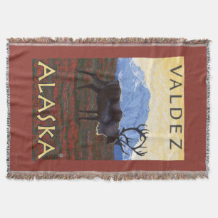 Couverture Scène de caribou - Valdez, Alaska