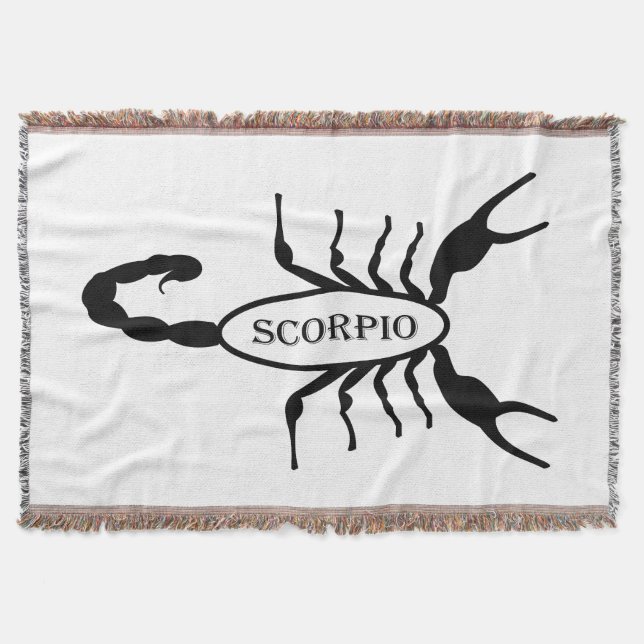 Couverture Scorpio noir Scorpion étoile (Devant)