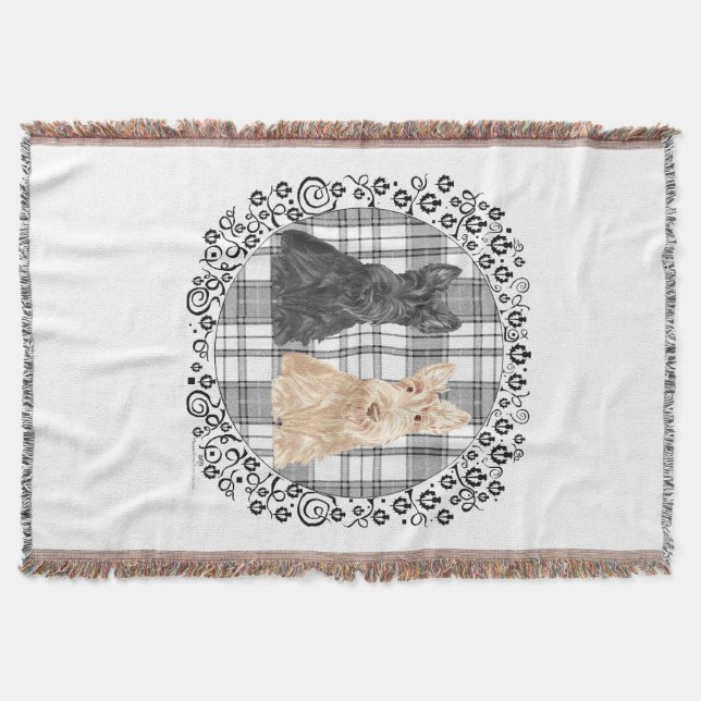 Couverture Scotties tartan (Devant)