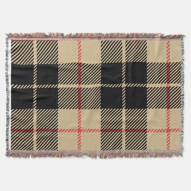 Couverture  Scottish Tartan À damiers Plaid Motif  (Devant)