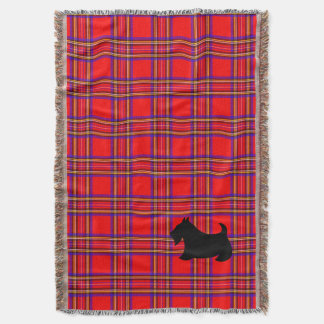 Couverture Scotty Dog Plaid Scottish Terrier Blanket Cadeau