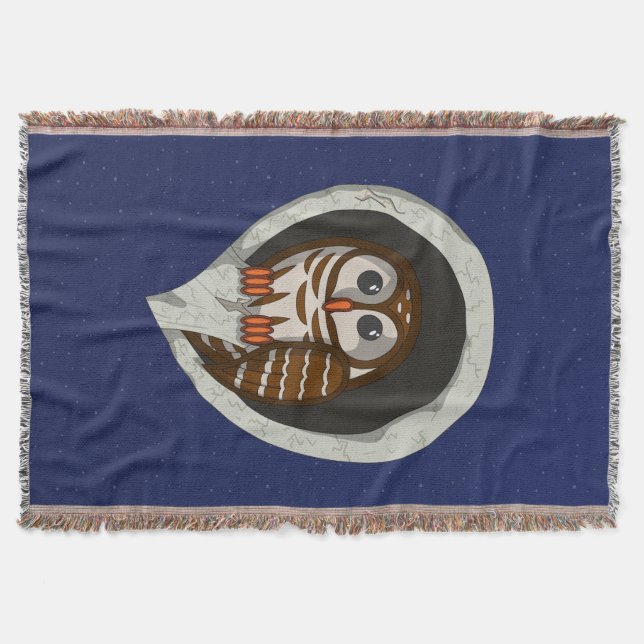 Couverture Selene the Owl Throw Blanket (Devant)