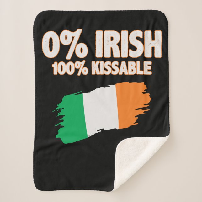 Couverture Sherpa 0% Irish 100% Kissable (Devant)