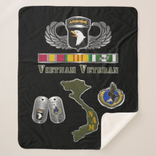 Couverture Sherpa 101e division aéroportée Viêt Nam Vétéran