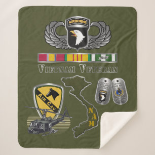 Couverture Sherpa 101e division aéroportée Vietnam Air Cav