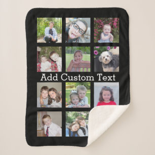 Couverture Sherpa 12 Collage photo avec Arrière - plan noir