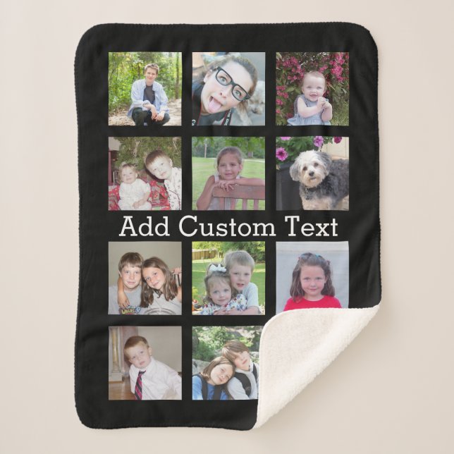 Couverture Sherpa 12 Collage photo avec Arrière - plan noir (Devant)