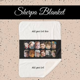 Couverture Sherpa 12 photo collage add text white black