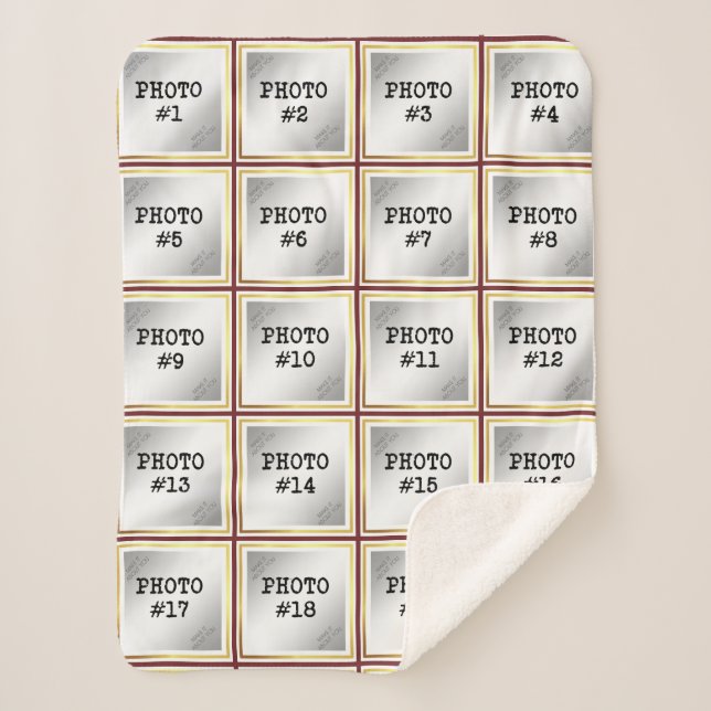 Couverture Sherpa 20 Photo Collage, Arrière - plan modifiable (SM un (Devant)