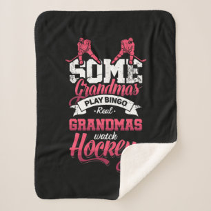 Couverture Sherpa 31.Certains Grands Mères Jouer Bingo Real Grandma