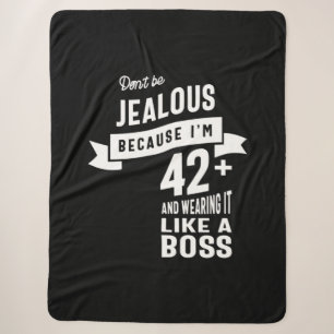 Couverture Sherpa 42 Ans - 42e Anniversaire Drôle Cadeau