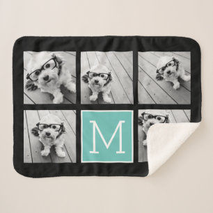 Couverture Sherpa 5 Collage photo Texte facultatif — PEUT Modifier l