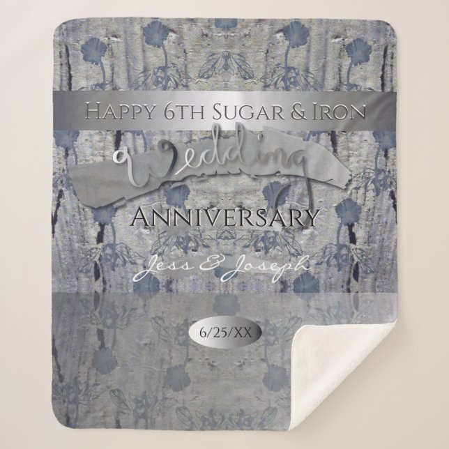 Couverture Sherpa 6e anniversaire du Mariage de sucre et de fer Shab (Devant)