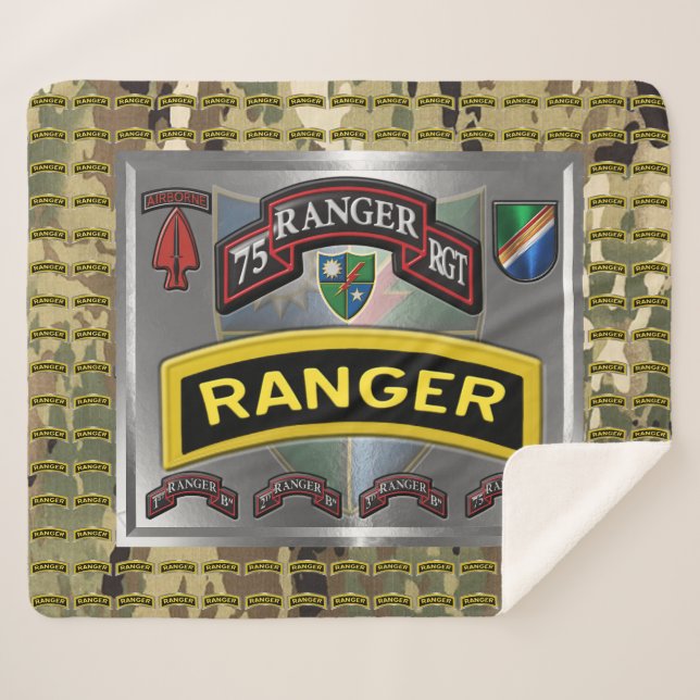 Couverture Sherpa 75e régiment de Rangers (Devant (Horizontal))