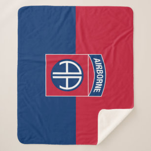 Couverture Sherpa 82e division aérienne Flag Military Vétéran
