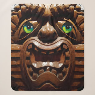 Couverture Sherpa A Tiki Terracé - Ken Gage Art