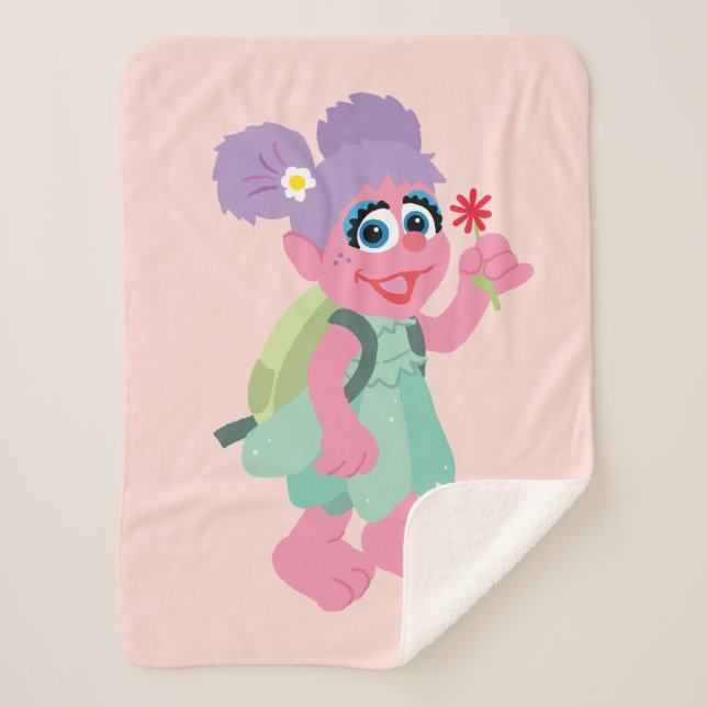 Couverture Sherpa Abby Cadabby | Coller les marguerites (Devant)