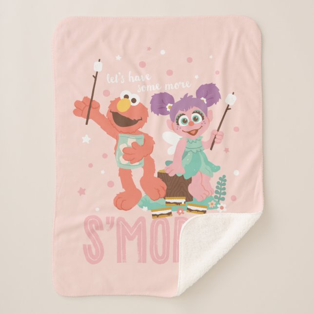 Couverture Sherpa Abby Cadabby & Elmo | Allons avoir d'autres morses (Devant)