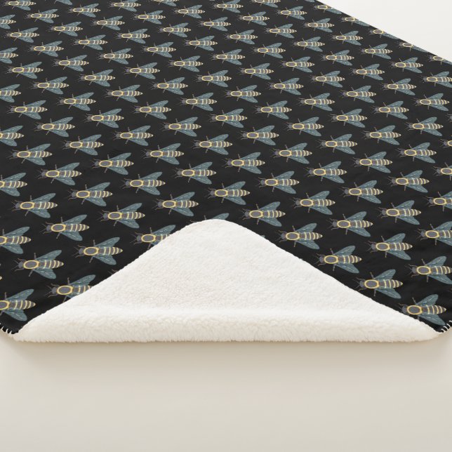 Couverture Sherpa - Abeille domestique (noire) (3/4)