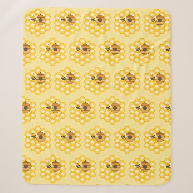 Couverture Sherpa Abeilles et ruches (Devant)