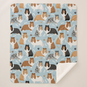 Couverture Sherpa Abri des os et des pattes de chien