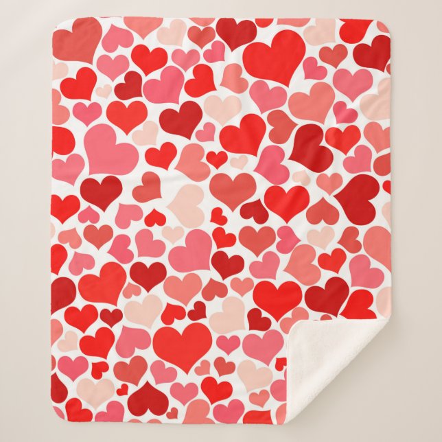 Couverture Sherpa Abstract background decoration (Devant)