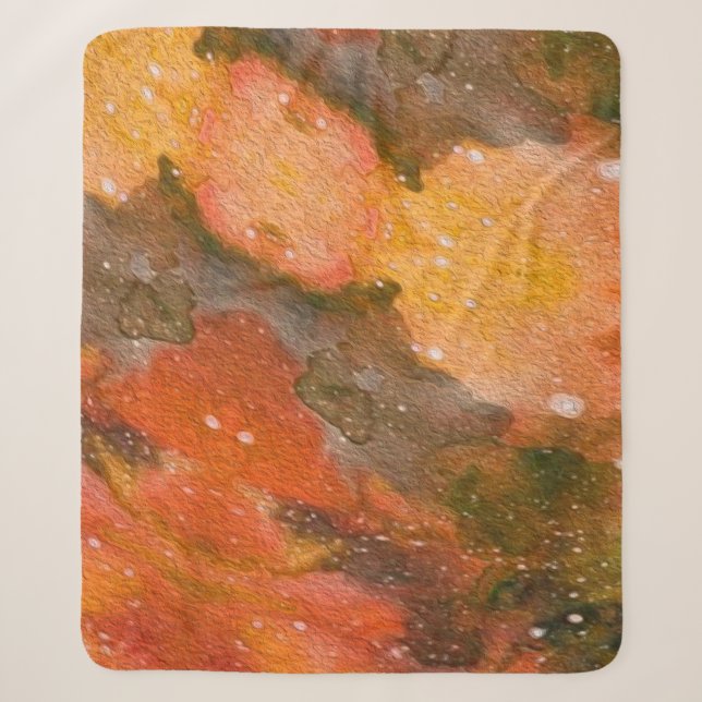 Couverture Sherpa Abstract hand painted watercolor. Nice backgrounda (Devant)