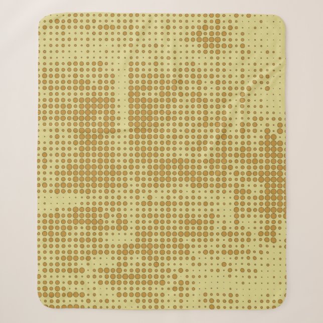 Couverture Sherpa Abstrait halfton chaotique. Texture des points. Fu (Devant)