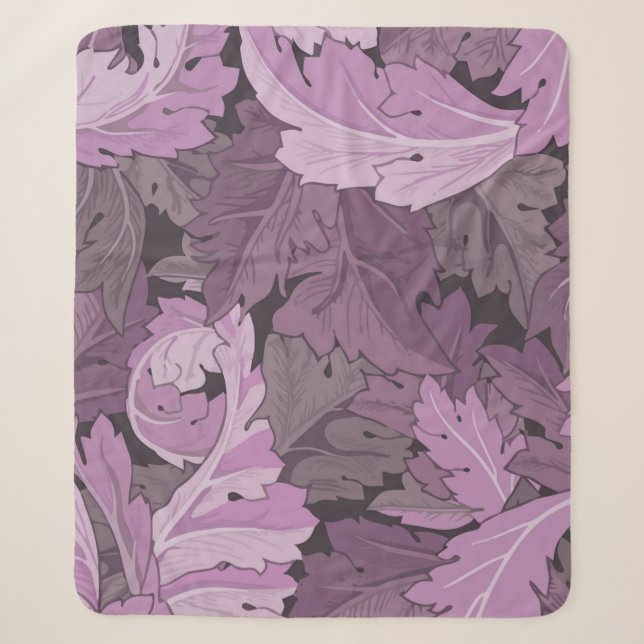 Couverture Sherpa Acanthus, William Morris (Devant)