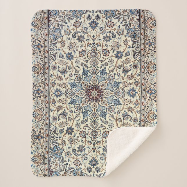 Couverture Sherpa Accent gris gris gris gris gris gris gris bleu de  (Devant)