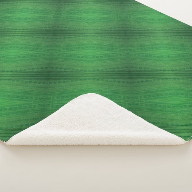 Couverture Sherpa Acceptation | Motif de Boho écologique (3/4)