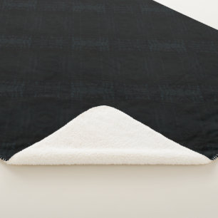 Couverture Sherpa Acceptation Texture foncée Shibori