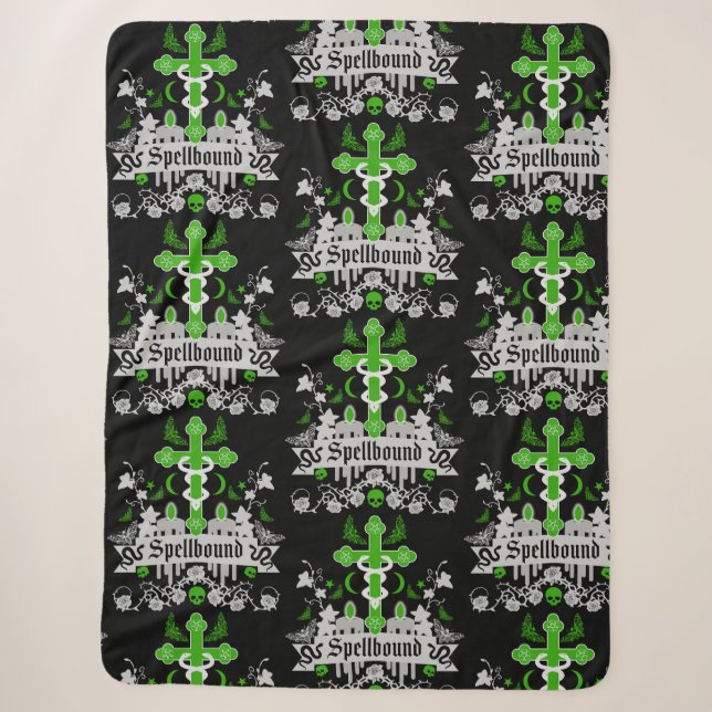 Couverture Sherpa Accessoires de mode Gothique Post Punk (Devant)