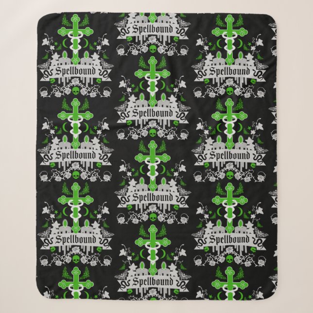 Couverture Sherpa Accessoires de mode Gothique Post Punk (Devant)